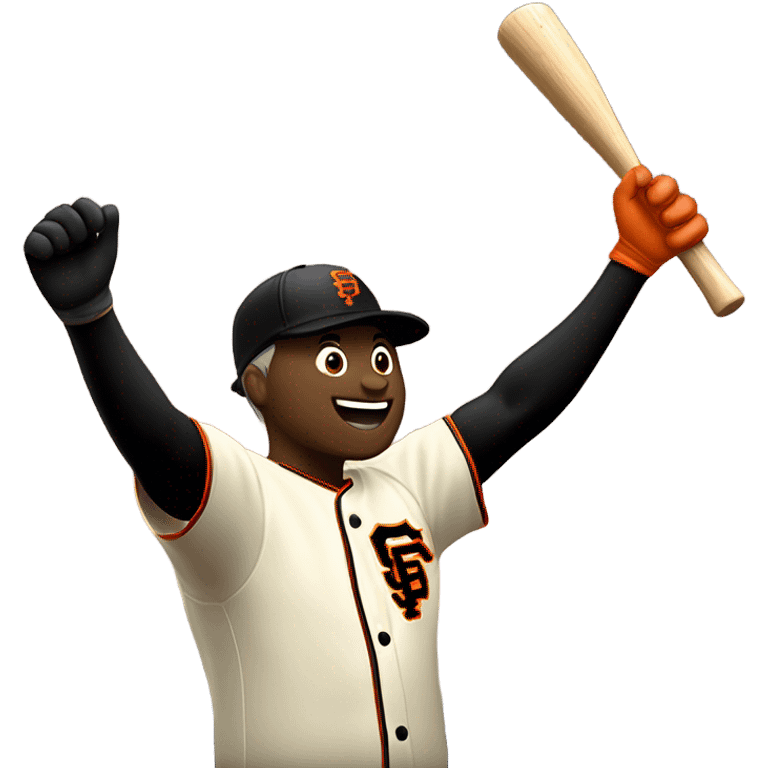 SF Giants player  winning LA Dodgers  emoji