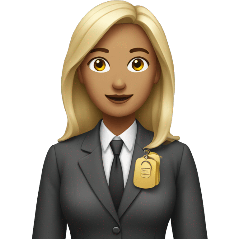 Notary public female emoji