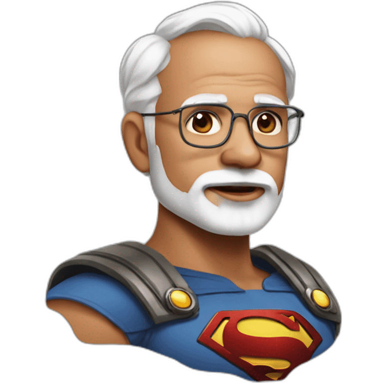 Modi super men emoji