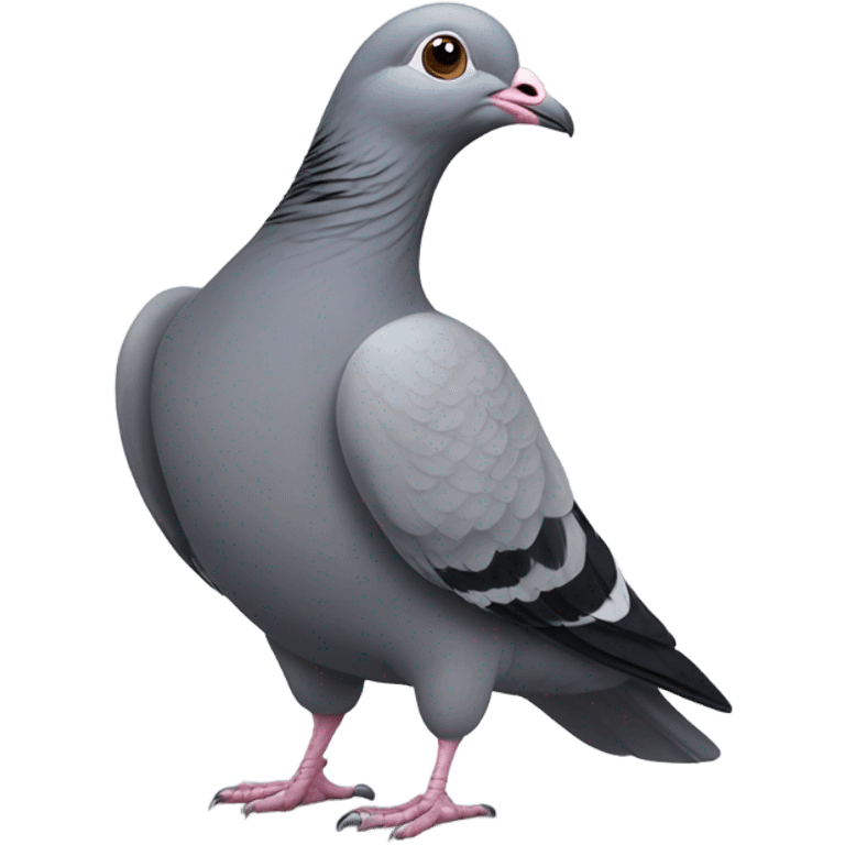 Bald pigeon emoji