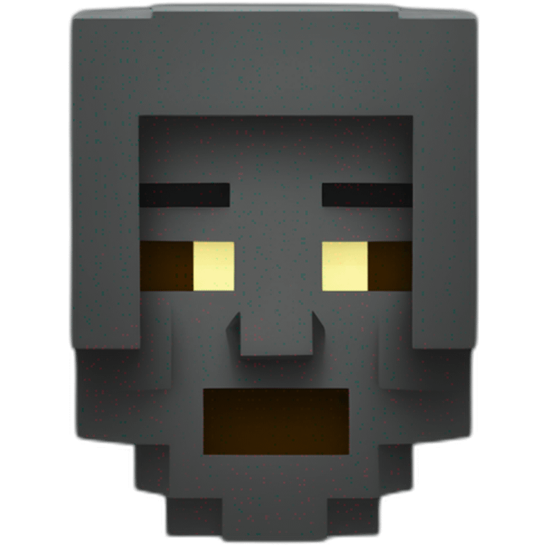 Minecraft charcoal emoji