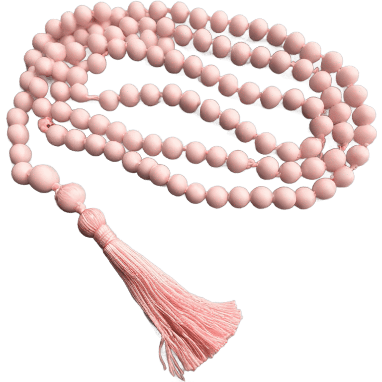 Light pink Muslim prayer bead emoji