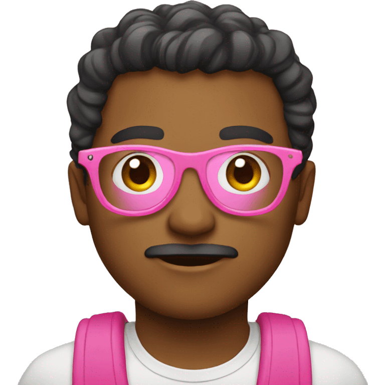 pink glasses emoji