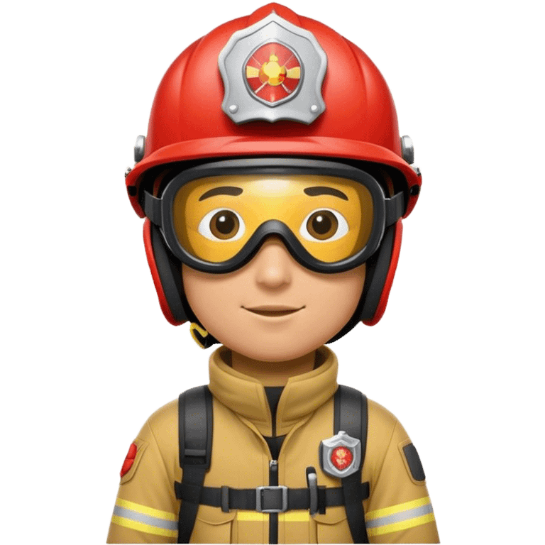 firefighter skiing emoji