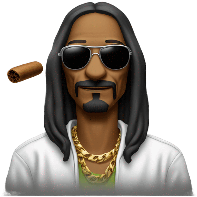 snoop dog smoking emoji