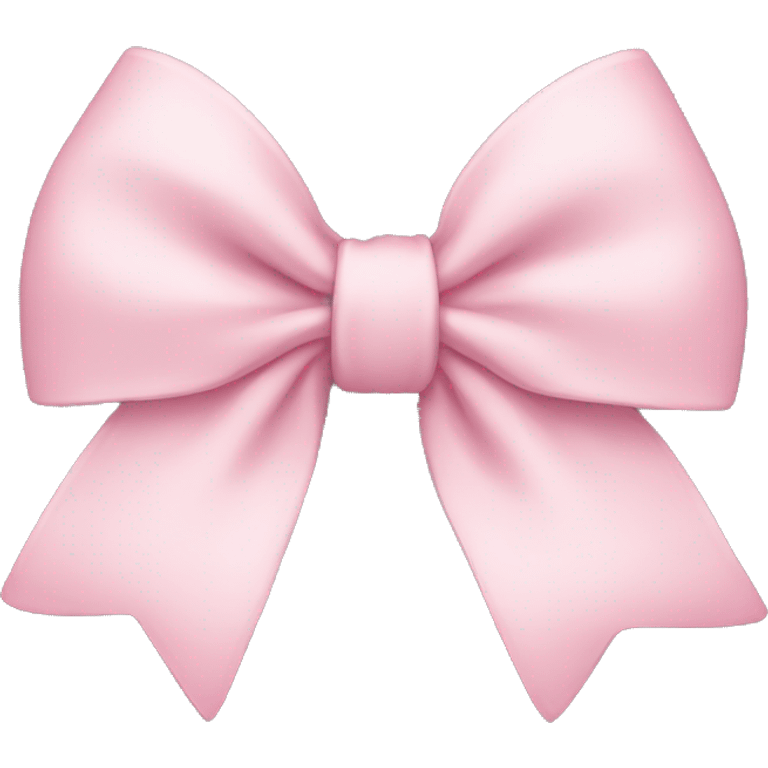 A cute light pink bow emoji