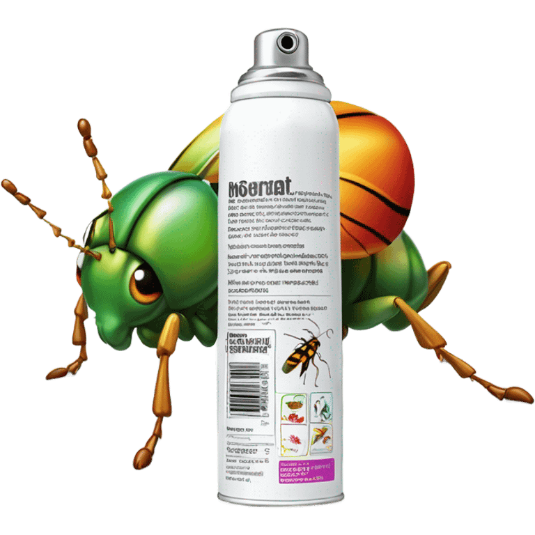 Bug spray can emoji