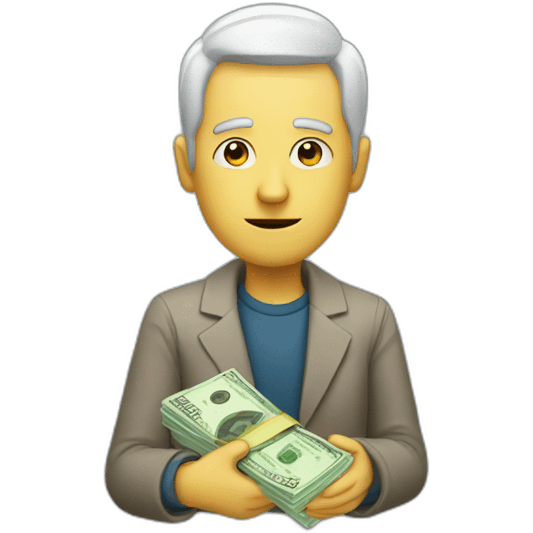 mistery person man with money emoji