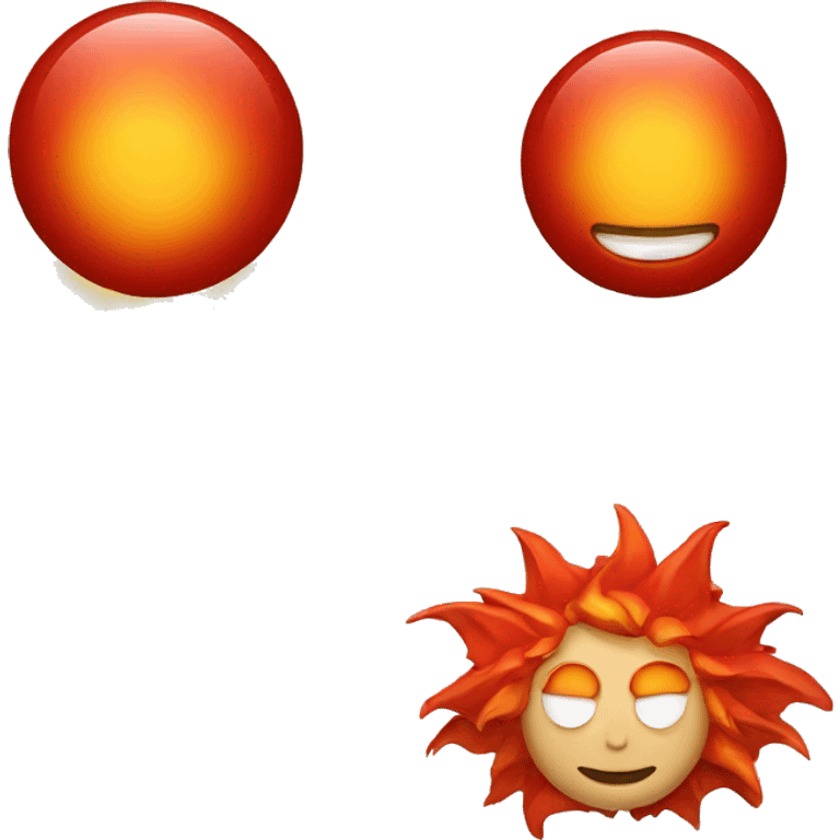 red sun guy emoji