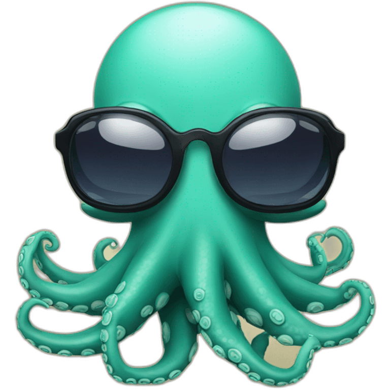 octopus wearing sunglasses emoji