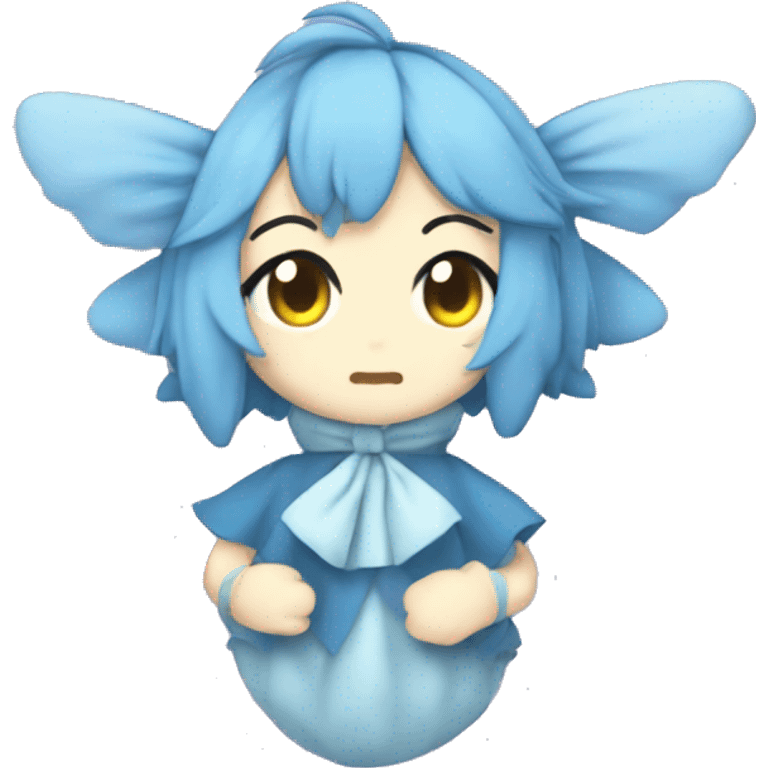 Fumofumo plush cirno emoji