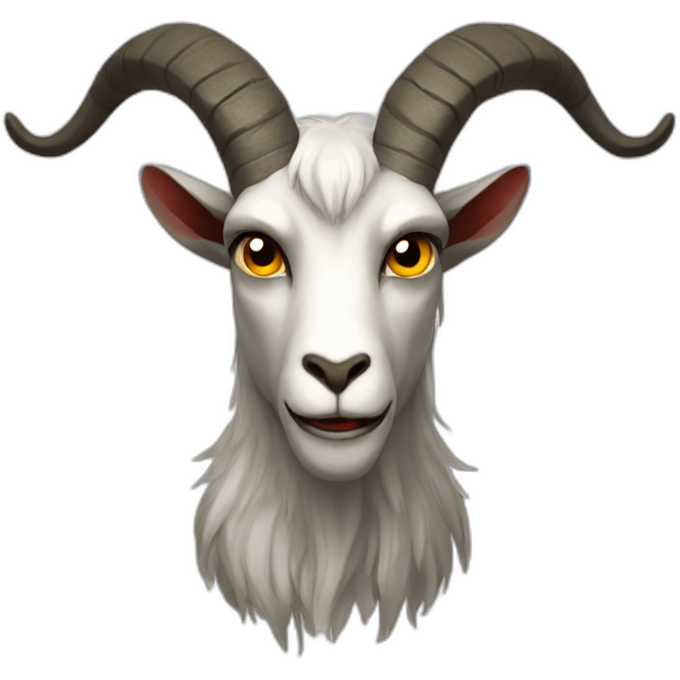 demonic goat emoji