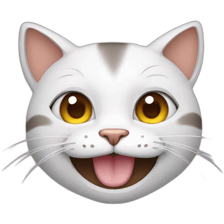 Cat and smile emoji