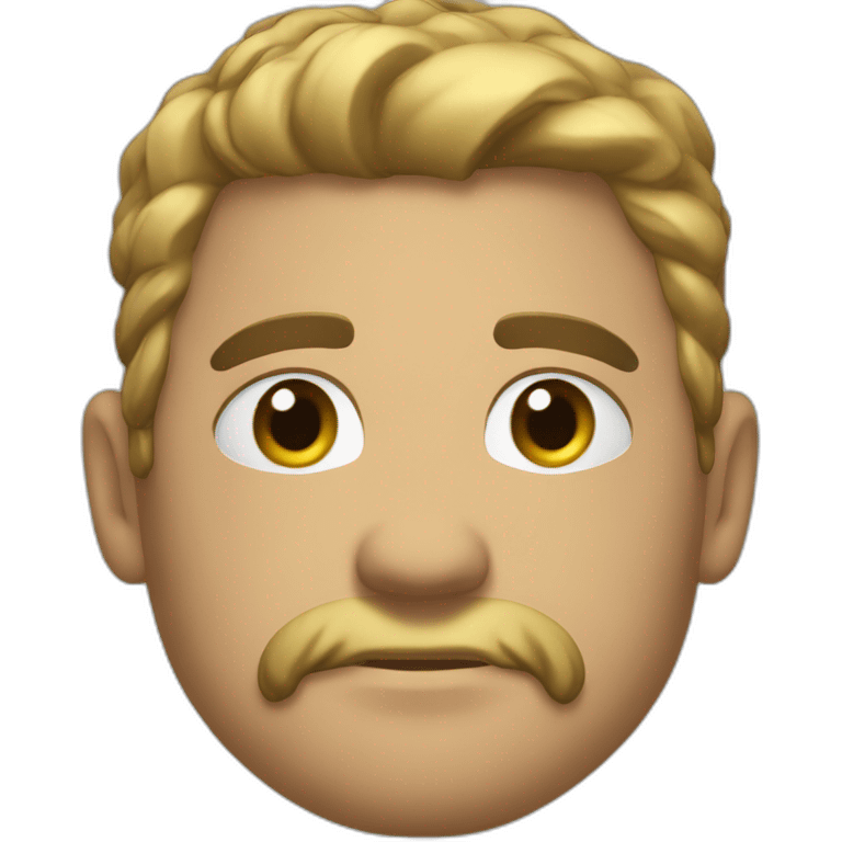 Phalsten the flage in a strong man emoji