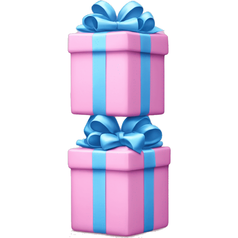 stack of blue hundreds with light pink bow emoji