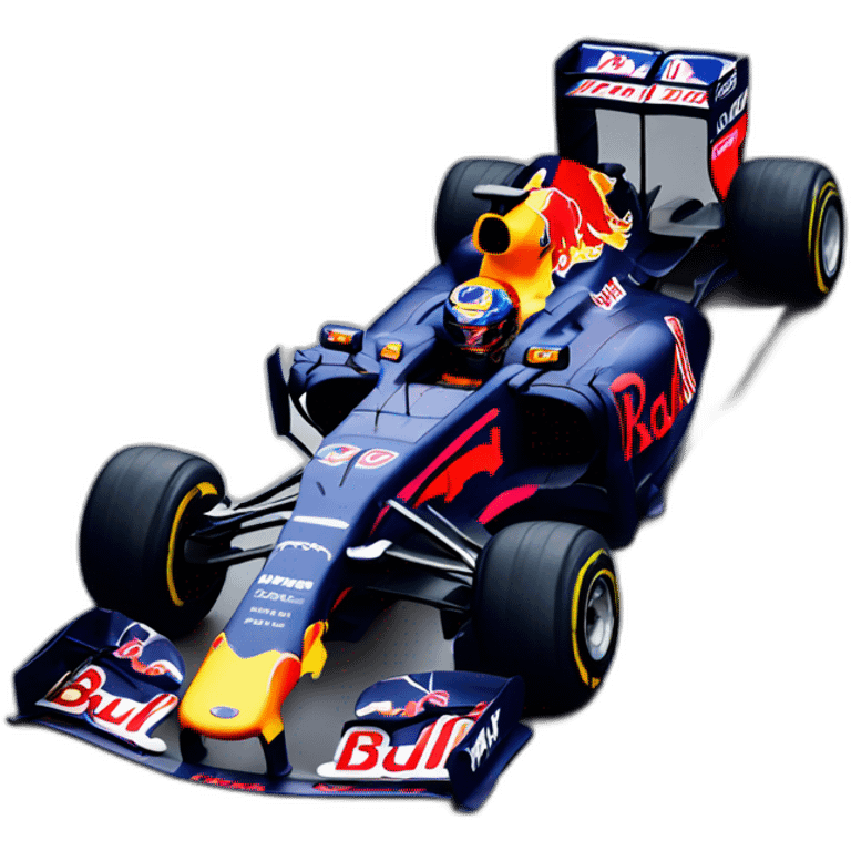 F1 car red bull emoji