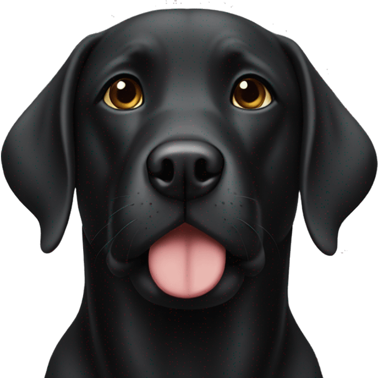 Black lab nose  emoji