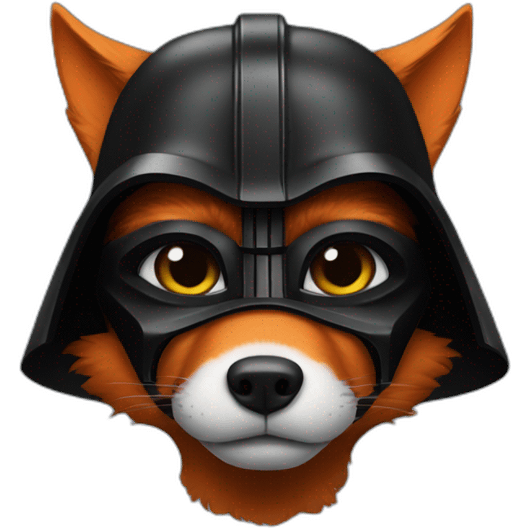 fox dressed as darth vader emoji