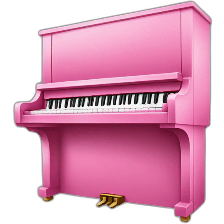 pink piano emoji