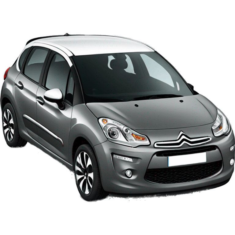 Citroën c3 grijs  emoji