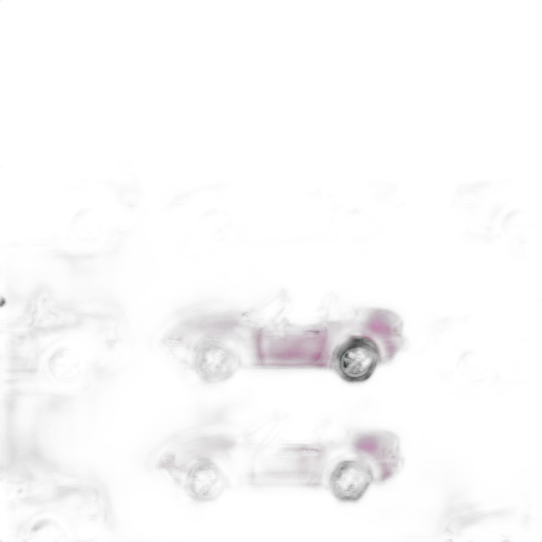 Pink miata from 1990 emoji