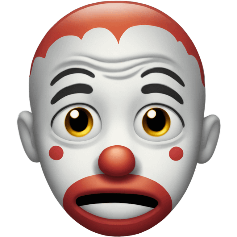 Clown crying emoji