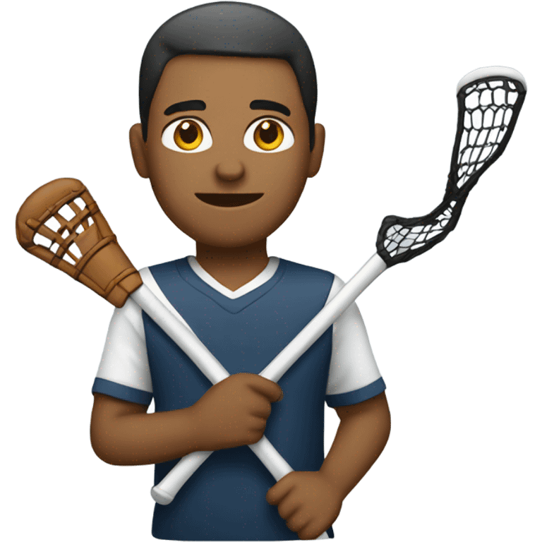 Just leave adult in emoji but put a lacrosse stick in hand  emoji