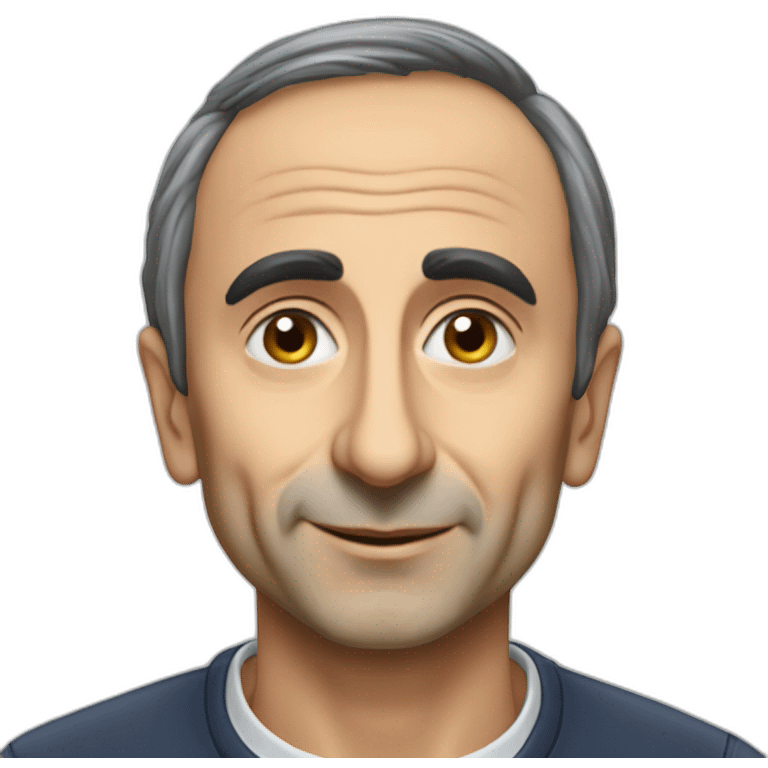 Eric zemmour saying « le grand remplacement » emoji