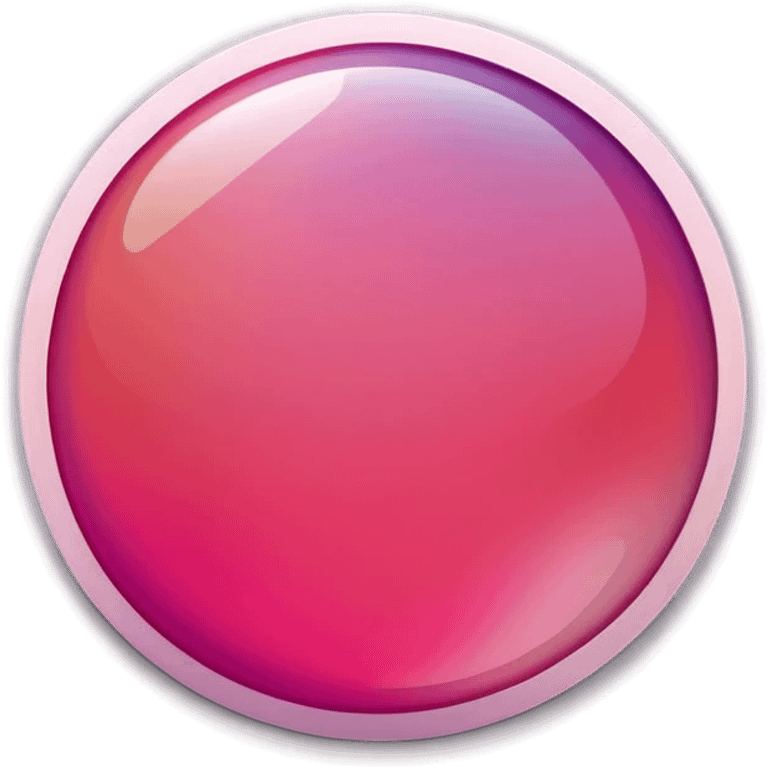 Pink iOS emoji bubble emoji