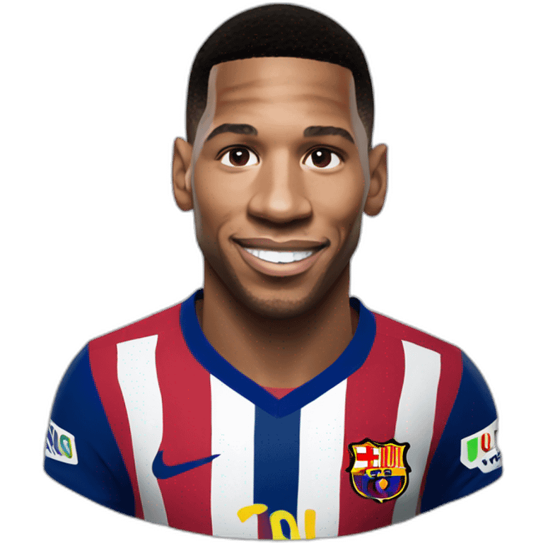 Messi qui tape mbappe emoji