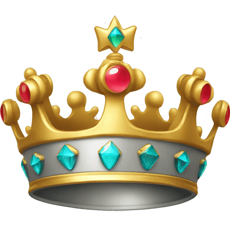 shiny crown emoji