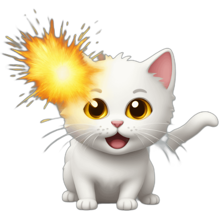 exploding kitten emoji