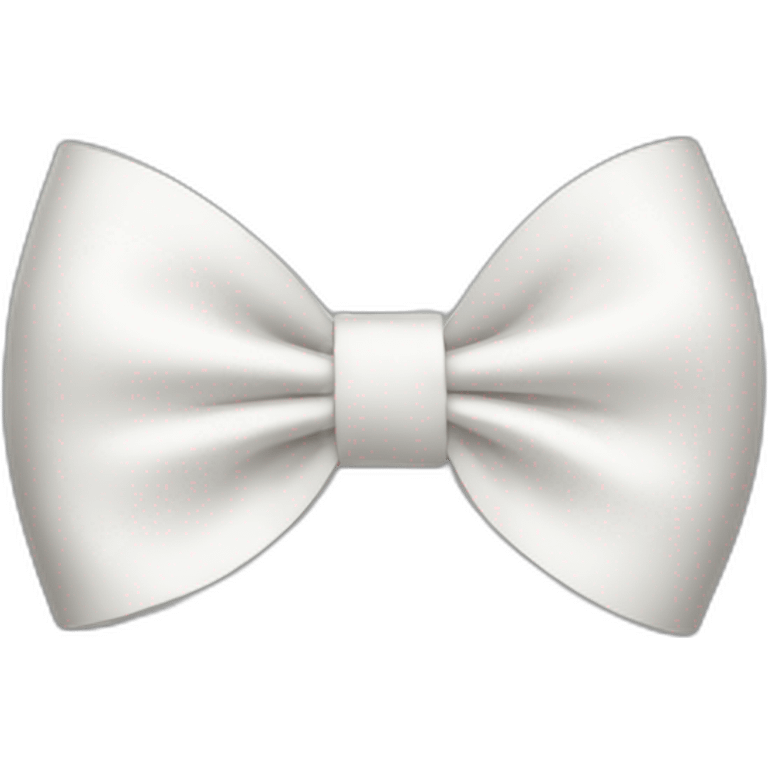 white bow drawing emoji