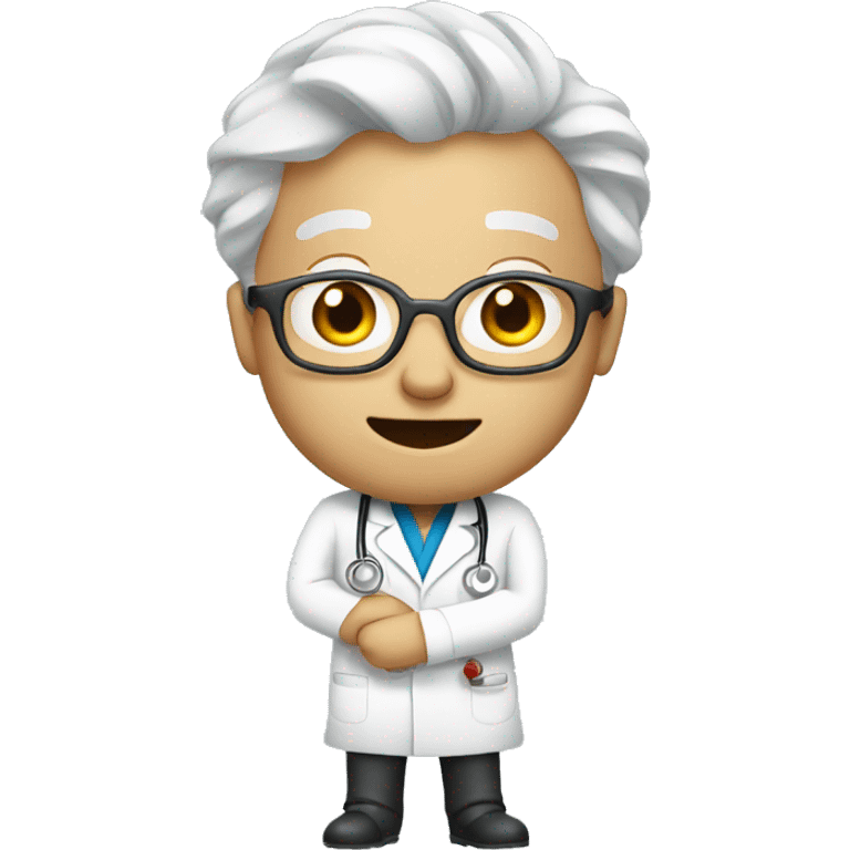 Crazy doctor emoji