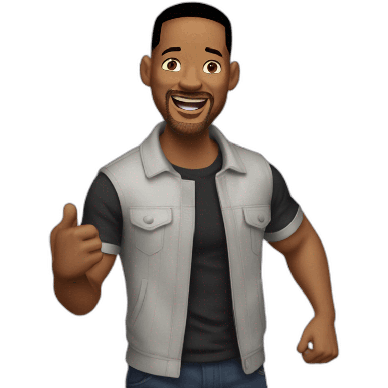 Will smith happy surprise emoji