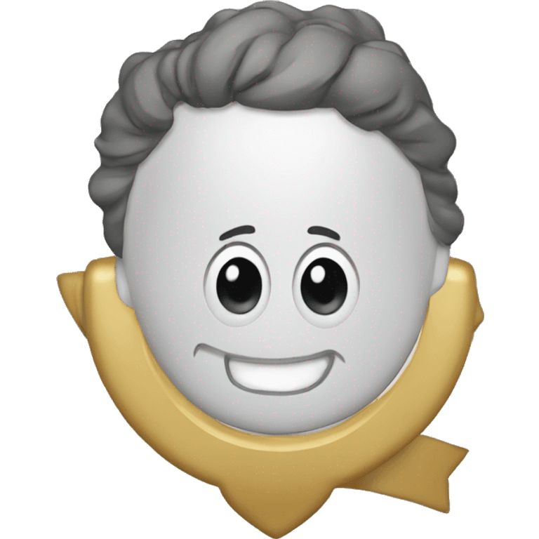 emojiface holding a plaque for te EU - partly founded by the EU emoji