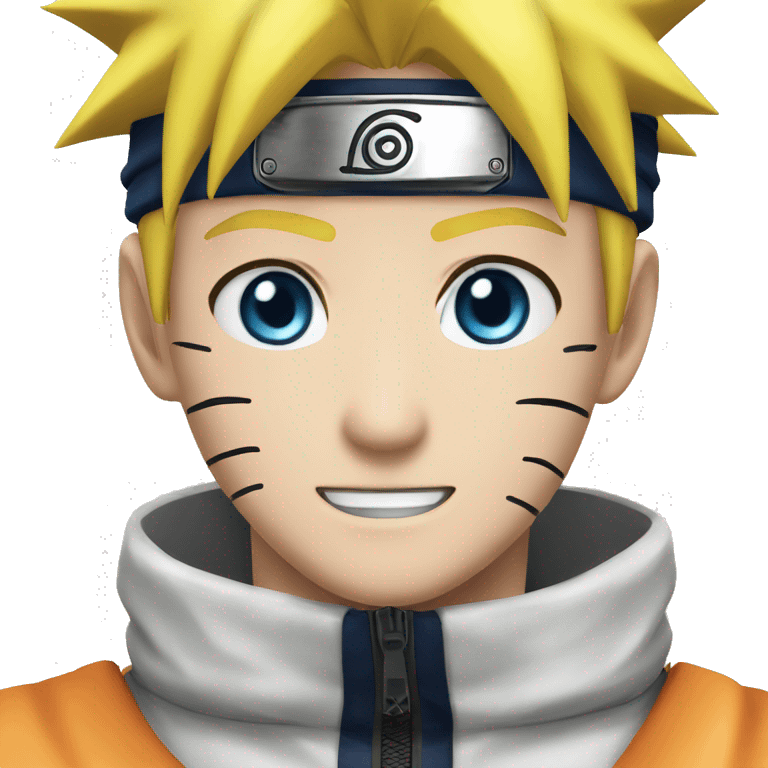 Naruto Uzumaki with blue eyes emoji