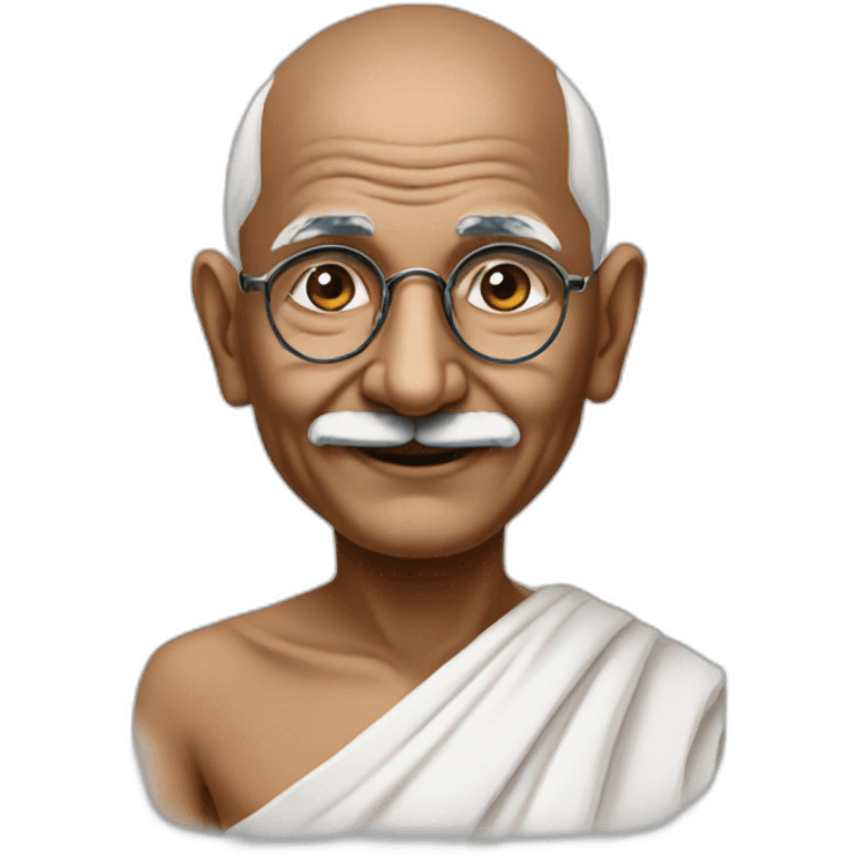 Mahatma Gandhi emoji