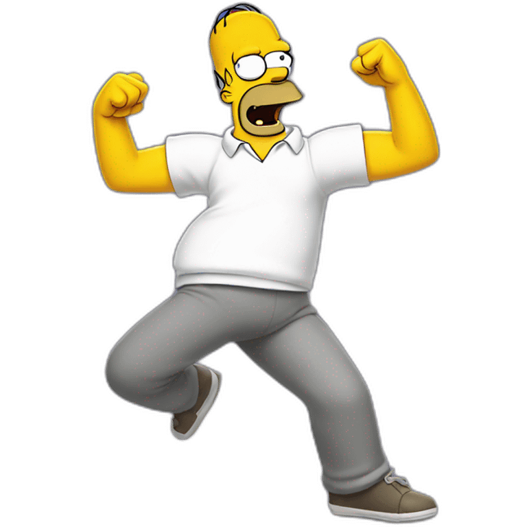 homer simpson dancing emoji