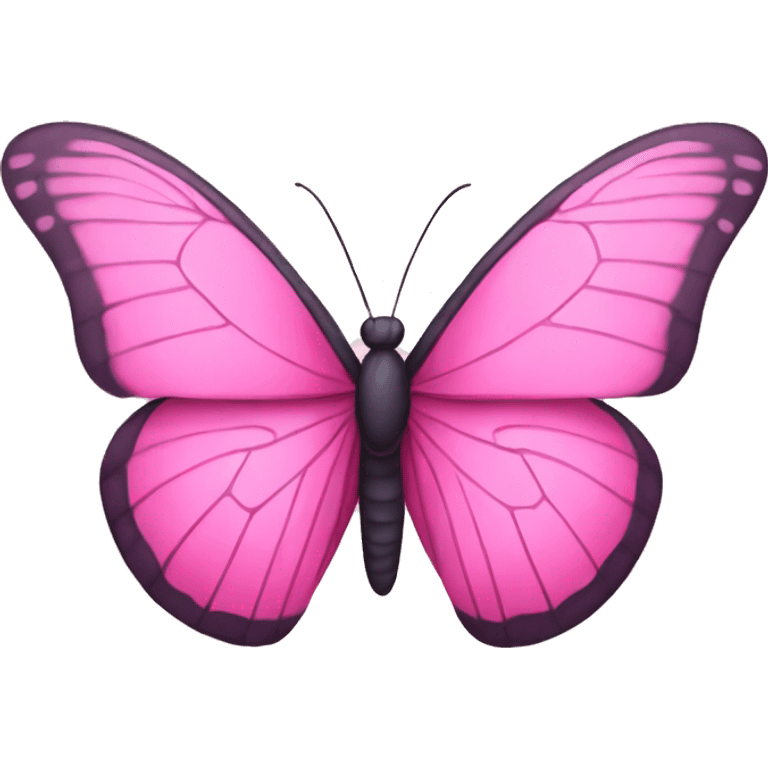 Pink butterfly  emoji