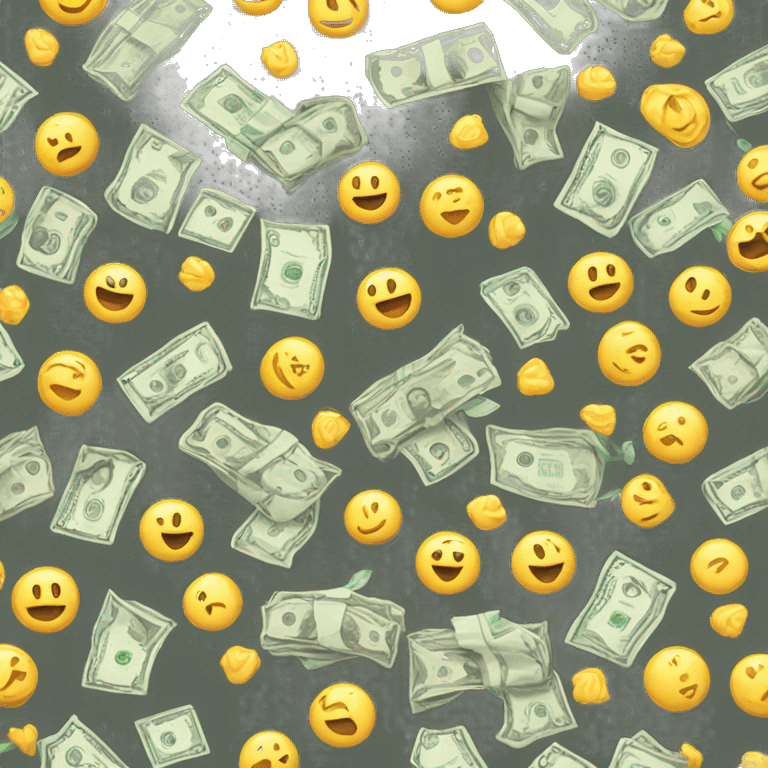 Cash bouquet  emoji