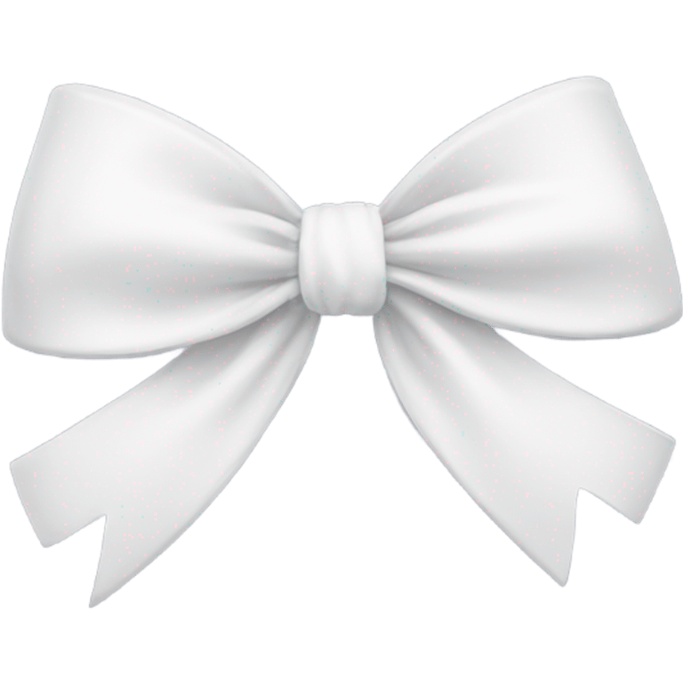 white bow emoji