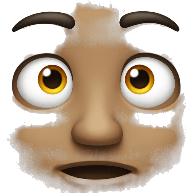 Large, expressive eyes, vibrant colors, and exaggerated facial expressions. emoji