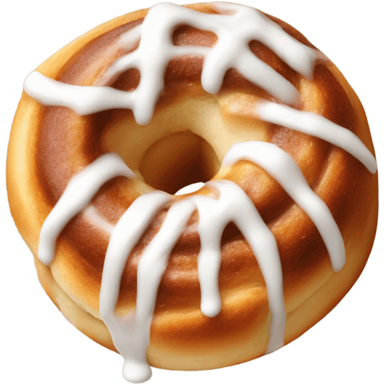 Icing cinnamon bun  emoji