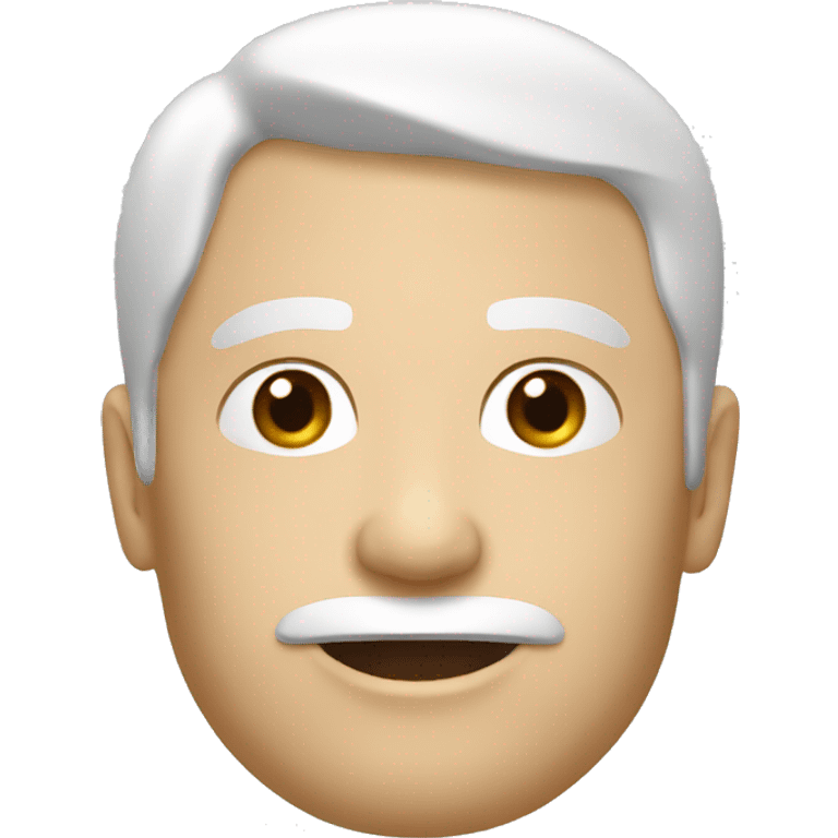 Homme blanc 40ans emoji