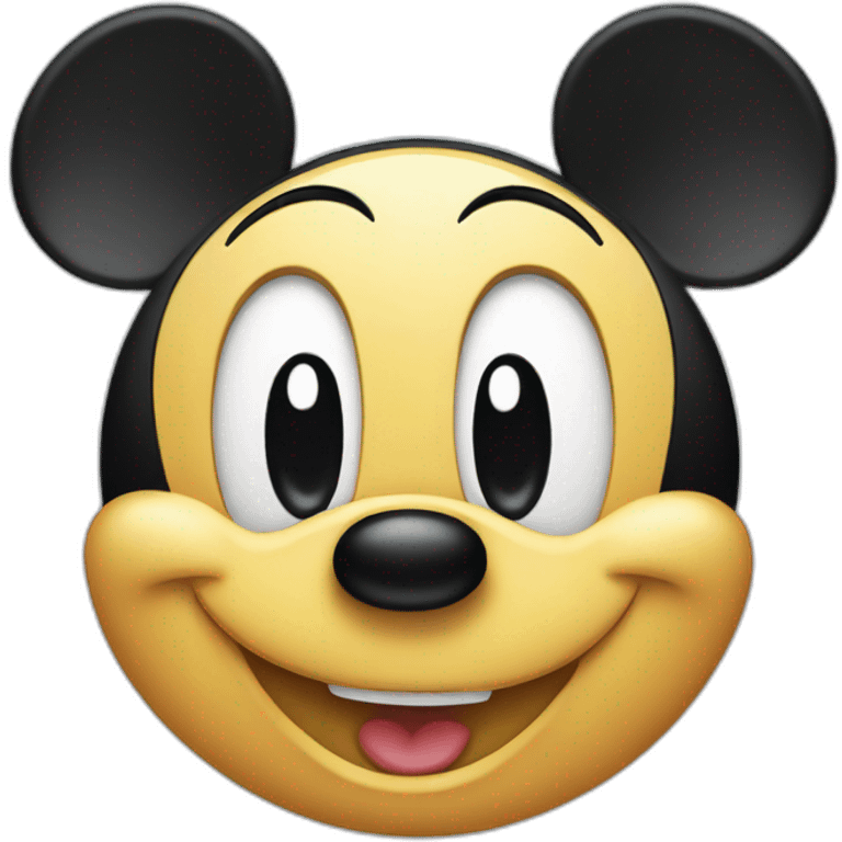 Mickey Mouse smiling emoji