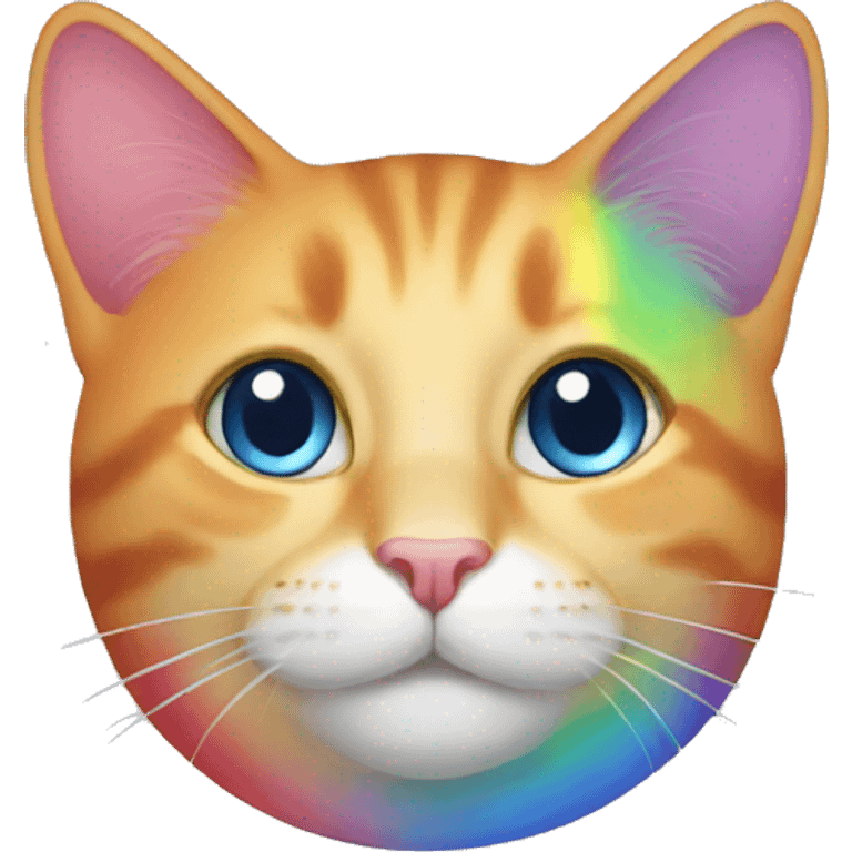 cat rainbow emoji