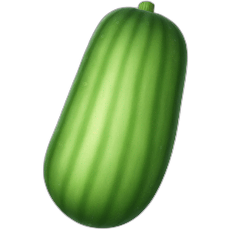 Big fat diagonal cucumber emoji