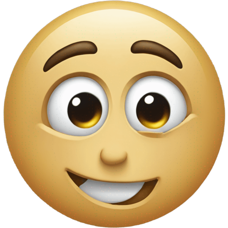 Emoji with an eye twitch emoji