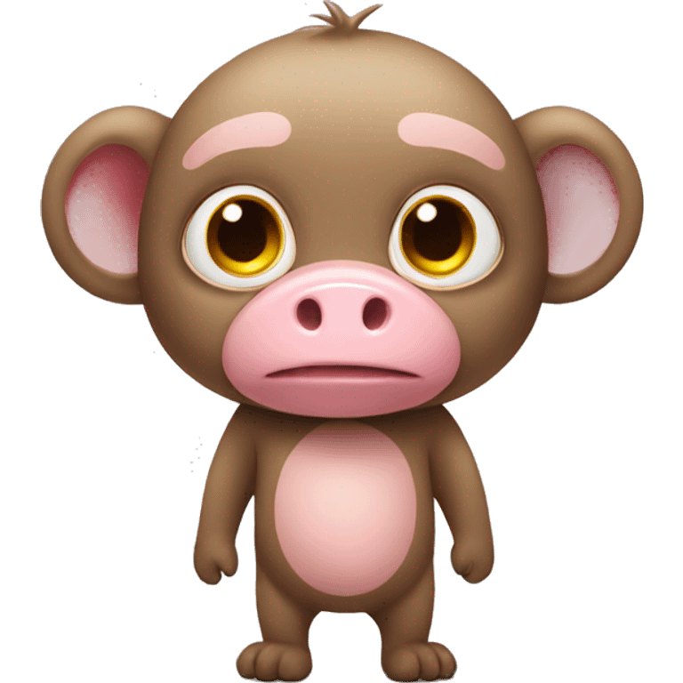 Monkey and pig  emoji